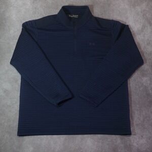 Under‎ Armour Navy Blue Quarter Zip Pullover Coldgear XXL